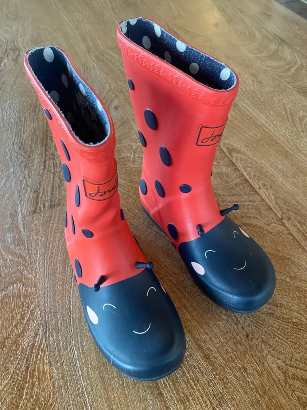 🐞 Joules Ladybug Rain-boots / Wellies 🐞